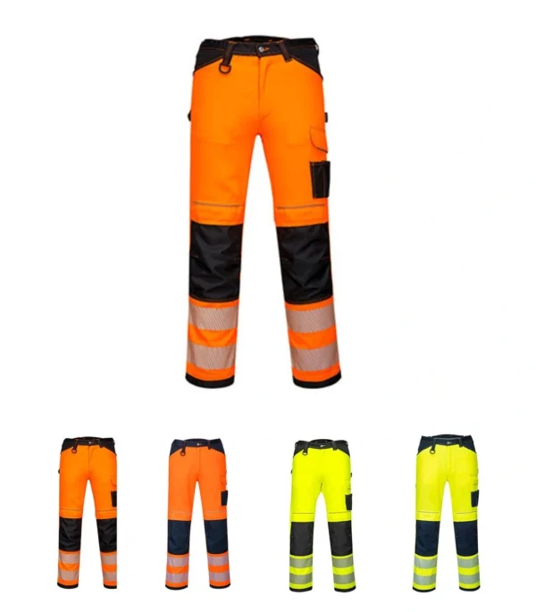 PW340 Portwest PW3 Hi Vis Work Trousers